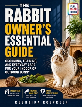 Paperback The Rabbit Owner's Essential Guide: Grooming, Training, and Everyday Care for Your Indoor or Outdoor Bunny Book
