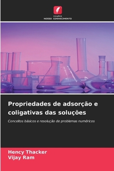 Paperback Propriedades de adsorção e coligativas das soluções [Portuguese] Book