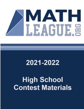 Paperback 2021-2022 High School Contest Materials Book