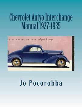 Paperback Chevrolet Auto Interchange Manual 1927-1935 Book