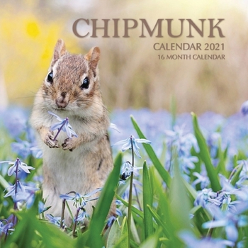Paperback Chipmunk Calendar 2021: 16 Month Calendar Book