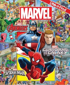 Hardcover Marvel: Look and Find Book