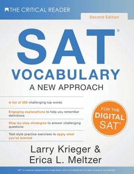 Paperback SAT(R) Vocabulary: A New Approach Book