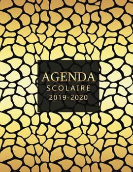 Paperback Agenda Scolaire 2019 - 2020: Agenda Semainier, Calendrier et Planificateur d'?tudes 2019 - 2020 [French] Book