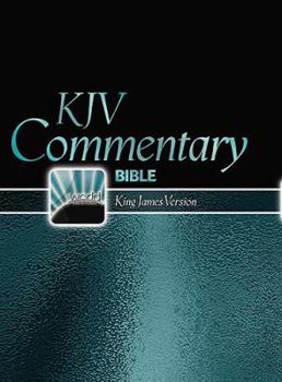 Paperback Commentary Bible: King James Version, World's Visual Reference System, Black Dual Grained Bonded Leather, Red Letter Edition [Large Print] Book