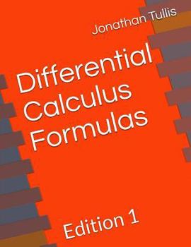 Paperback Differential Calculus Formulas: Edition 1 Book