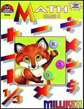 Paperback Math Workbook - Grade 4 Book