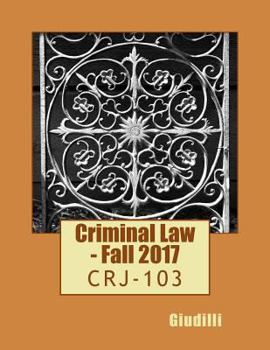 Paperback Criminal Law - Giudilli Book