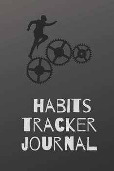 Paperback Habits Tracker Journal for Men: Daily motivational habits tracker to help you fulfill your dreams. Book