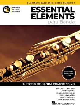 Essential Elements for Band - Bass Clarinet Book 1 with Online Resources: Spanish Edition