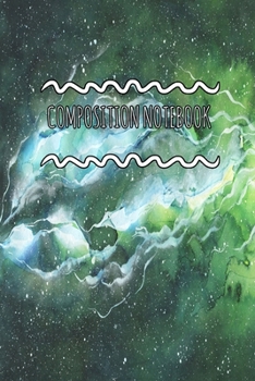 Composition Notebook: College Ruled 6" x 9" Artic Space Design Writing Notes Journal,Office,Kids,School and college student