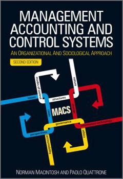 Paperback Management Accounting and Control Systems: An Organizational and Sociological Approach Book