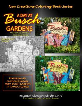 Paperback New Creations Coloring Book Series: A Day At Busch Gardens Book