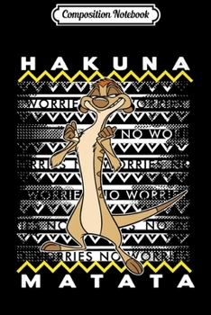 Composition Notebook: Disney Lion King Timon Ugly Christmas Premium  Journal/Notebook Blank Lined Ruled 6x9 100 Pages