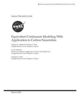 Paperback Equivalent-Continuum Modeling with Application to Carbon Nanotubes Book