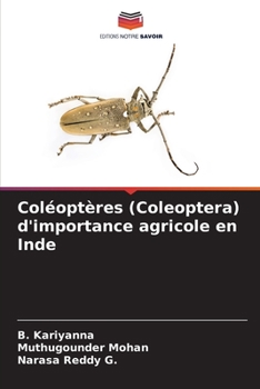 Paperback Coléoptères (Coleoptera) d'importance agricole en Inde [French] Book