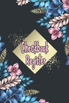 Paperback Checkbook Register: Credit and Debit Tracking Book, Personal Account Balance Register, Checking Account Ledger Book