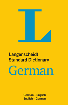 Paperback Langenscheidt Standard Dictionary German Book