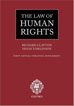 Paperback The Law of Human Rights: First Annual Updating Supplement Book