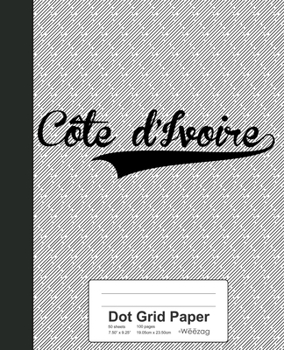 Paperback Dot Grid Paper: IVORY COAST Notebook Book