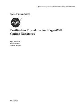 Paperback Purification Procedures for Single-Wall Carbon Nanotubes Book