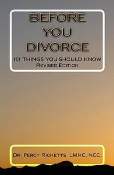 Paperback Before You Divorce: 101 Things You Should Know Book