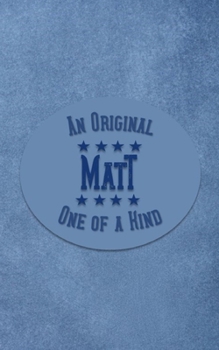 Matt: Personalized Writing Journal for Men