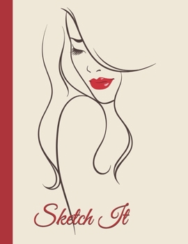 Sketch IT : Learn How to Doodle Art, Draw, Paint, or Create Fashion Design on This Whimsical Fashion Sketch Pad with Blank Paper to Draw on. (8. 5 X 11 Mid - Heavy Paper Sketch Book, Premium Matte Cov