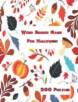 Paperback Word Search Games For Halloween: 200 Puzzles Book