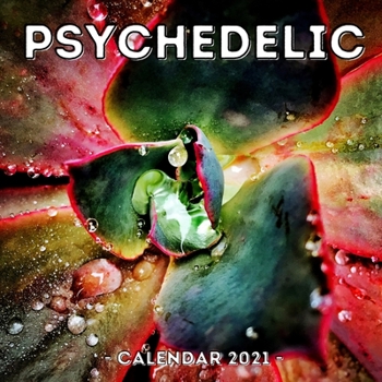 Paperback Psychedelic Calendar 2021: Cute Gift Idea For Men And Women Book