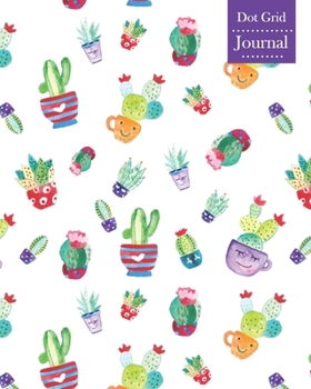 Paperback Dot Grid Journal: Notebook Planner with Cute Cactus Themed Cover Design Book