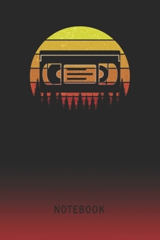 Notebook: Video Tape Blank Wide Ruled Lined Paper Notepad | Writing Pad Journal | Assignments Taking Class Notes Homework Studying Math Science ... & University Organizer | Student Teacher