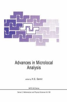 Paperback Advances in Microlocal Analysis Book