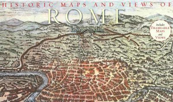 Paperback Historic Maps and Views of Rome Book