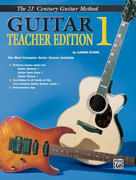 Paperback 21st Century Guitar - Teacher's Edition 1 Book