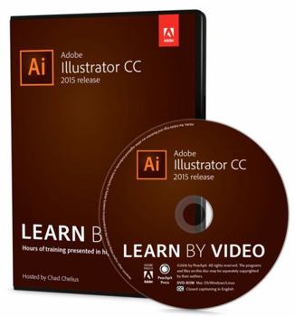DVD-ROM Adobe Illustrator CC Learn by Video (2015 Release) Book