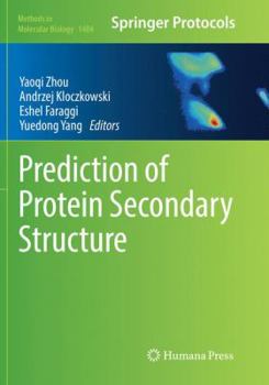 Paperback Prediction of Protein Secondary Structure Book