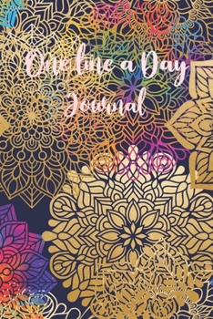 One Line A Day Journal: Mandala Inspire  One Line A Day Journal To Write In,  Five-Year Memory Book, Diary, Notebook, Lined Blank Pages (Inspirational Mandala Style)