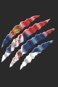 SERBIA NOTEBOOK: Serbia Notebook | college book | diary | journal | booklet | memo | composition book | 120 sheets - Dot Grid paper 6x9 inch