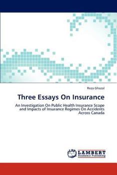 Paperback Three Essays on Insurance Book