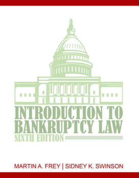 Paperback An Introduction to Bankruptcy Law Book
