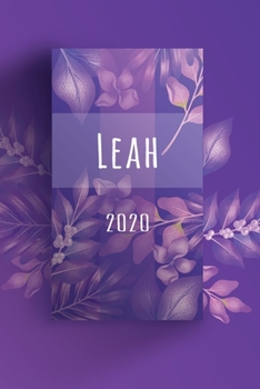 Terminkalender 2020: Für Leah personalisierter Taschenkalender und Tagesplaner ca DIN A5 | 376 Seiten | 1 Seite pro Tag | Tagebuch | Wochenplaner (German Edition)