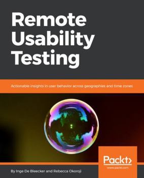 Paperback Remote Usability Testing Book
