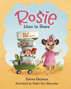 Paperback Rosie Likes to Share [Large Print] Book
