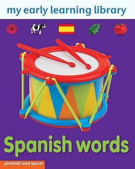 Hardcover My Early Learning Library - Spanish Words Book