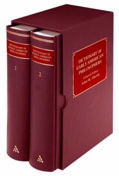 Hardcover Dictionary of Early American Philosophers Book