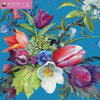 Calendar Blooms by Nel Whatmore Wall Calendar 2024 (Art Calendar) Book