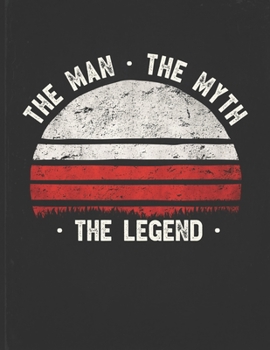 The Man The Myth The Legend: Poland Flag Sunset Personalized Gift Idea for Polish Coworker Friend or Boss 2020 Calendar Daily Weekly Monthly Planner Organizer