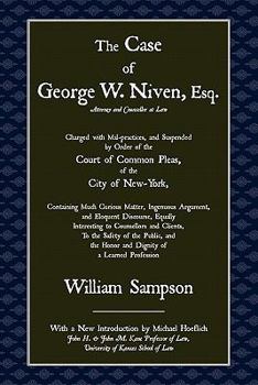 Paperback The Case of George W. Niven, Esq. Book