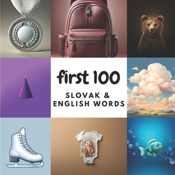 Paperback First 100 Slovak & English Words Book